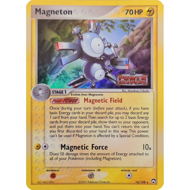Magneton (16/108) (Stamped) [EX: Power Keepers]