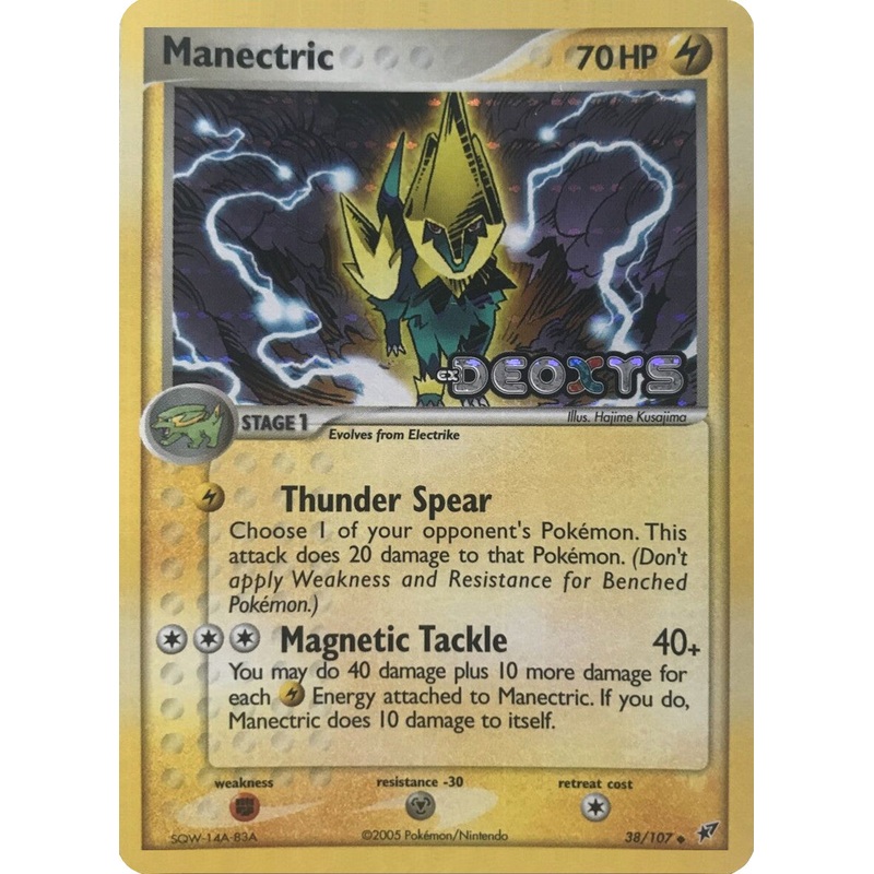 Manectric (38/107) (Stamped) [EX: Deoxys]