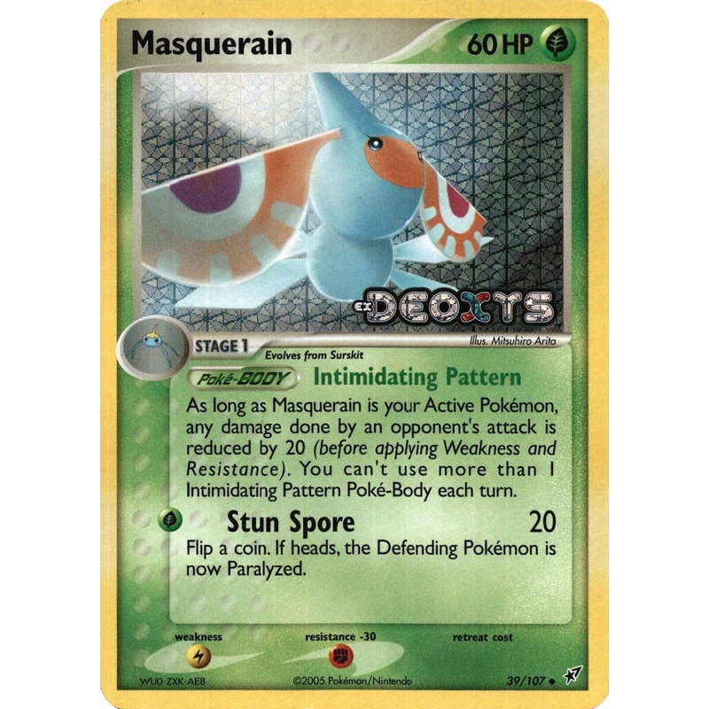 Masquerain (39/107) (Stamped) [EX: Deoxys]