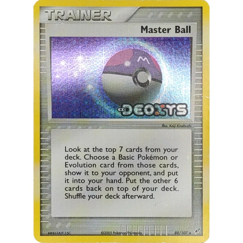 Master Ball (88/107) (Stamped) [EX: Deoxys]