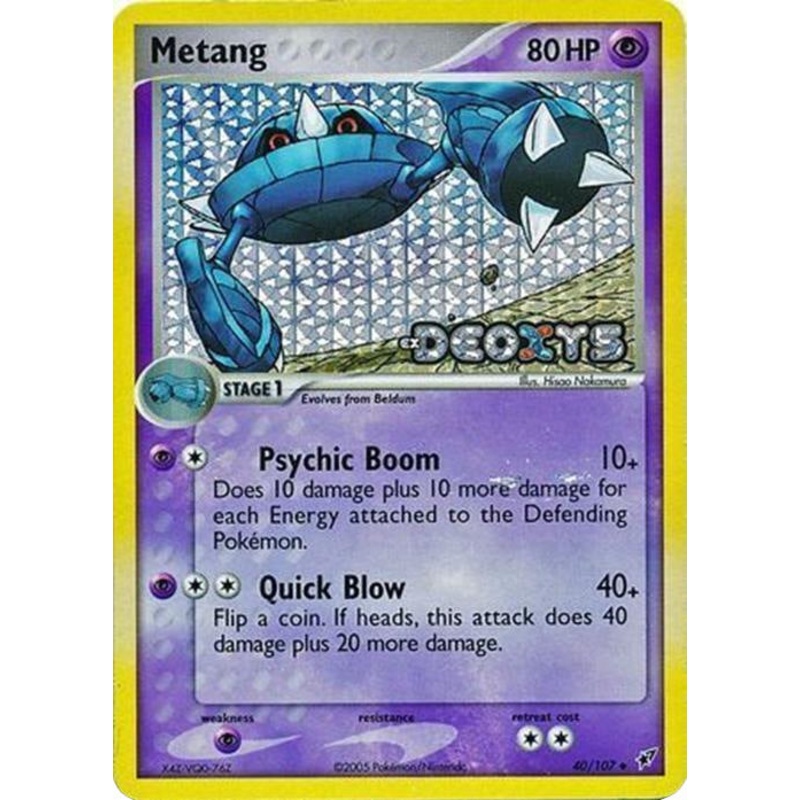 Metang (40/107) (Stamped) [EX: Deoxys]