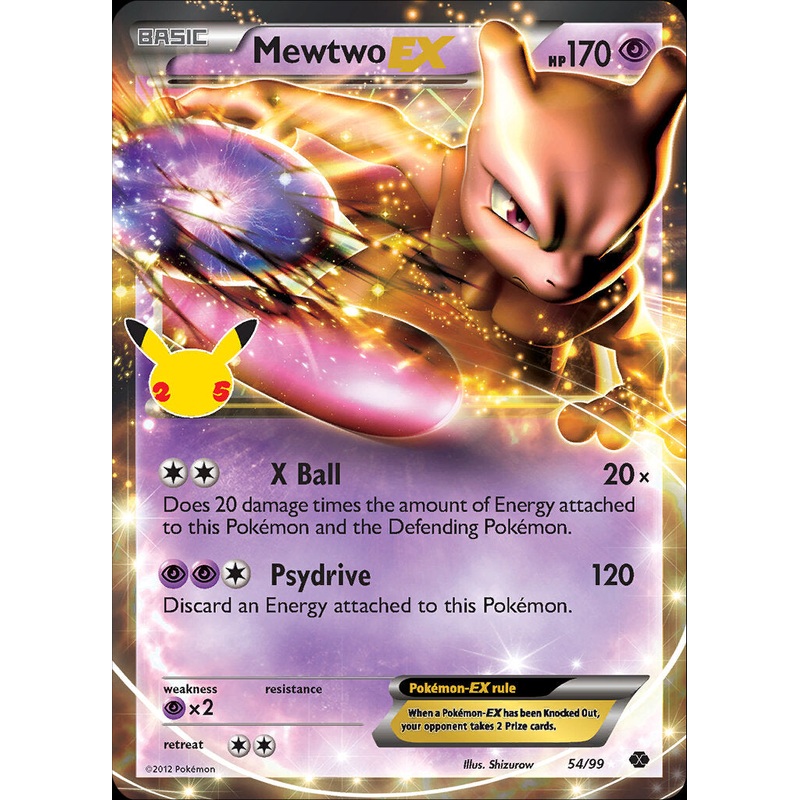 Mewtwo EX (54/99) [Celebrations: 25th Anniversary - Classic Collection]