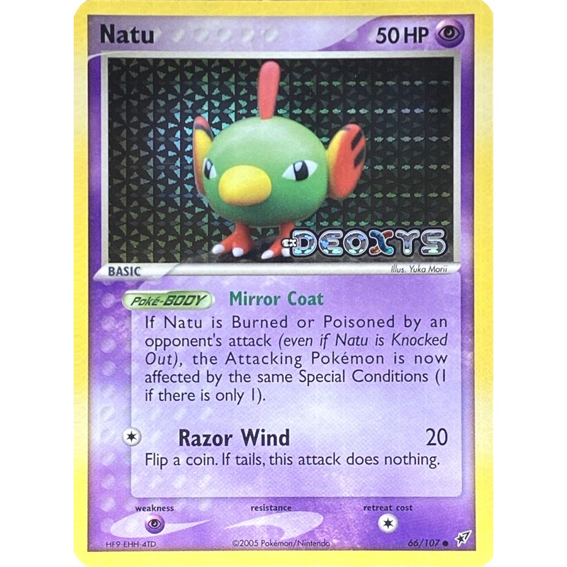 Natu (66/107) (Stamped) [EX: Deoxys]