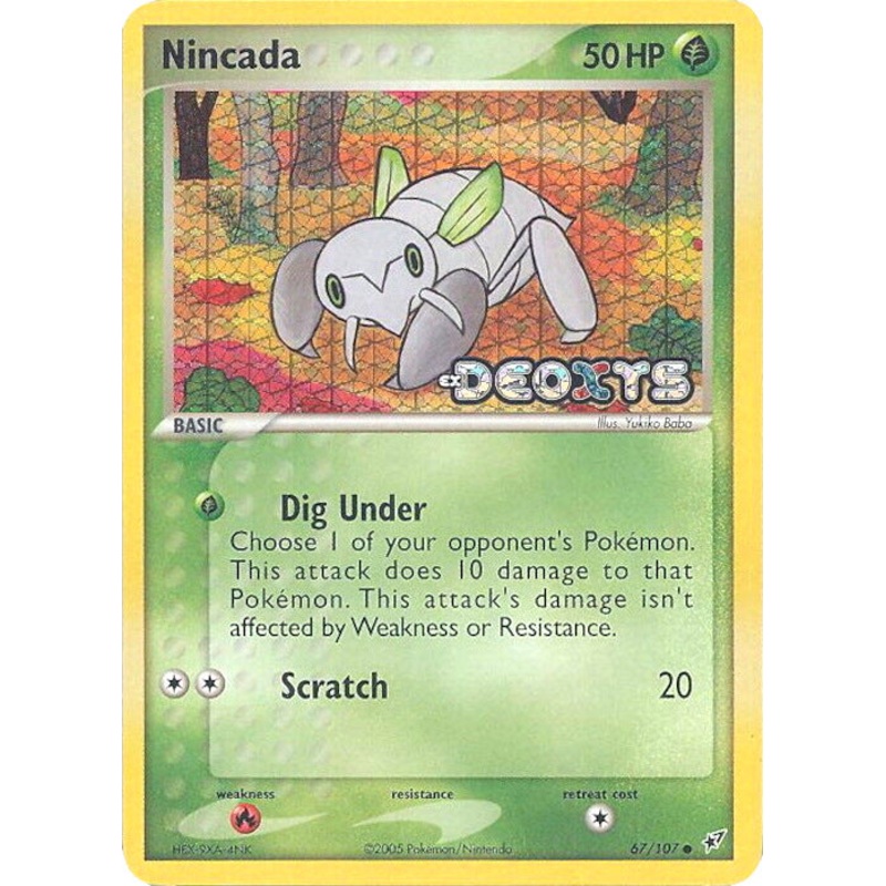 Nincada (67/107) (Stamped) [EX: Deoxys]