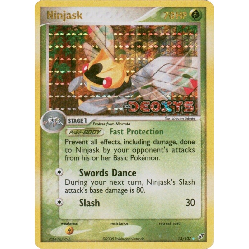 Ninjask (13/107) (Stamped) [EX: Deoxys]