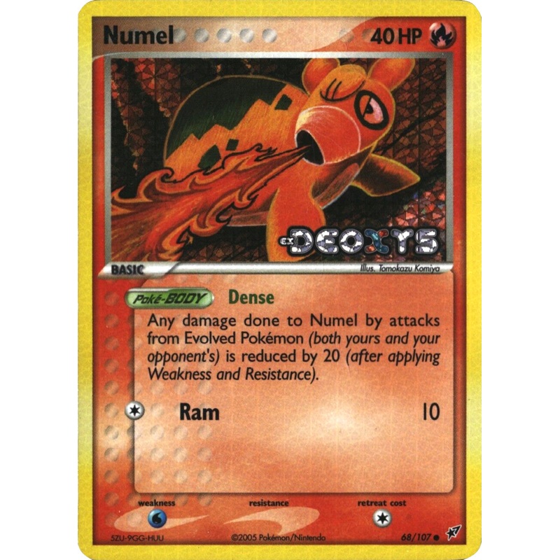 Numel (68/107) (Stamped) [EX: Deoxys]