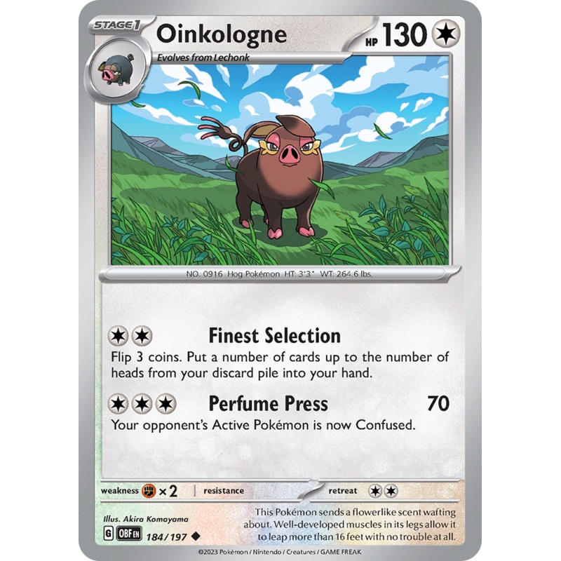 Oinkologne (184/197) [Scarlet & Violet: Obsidian Flames]