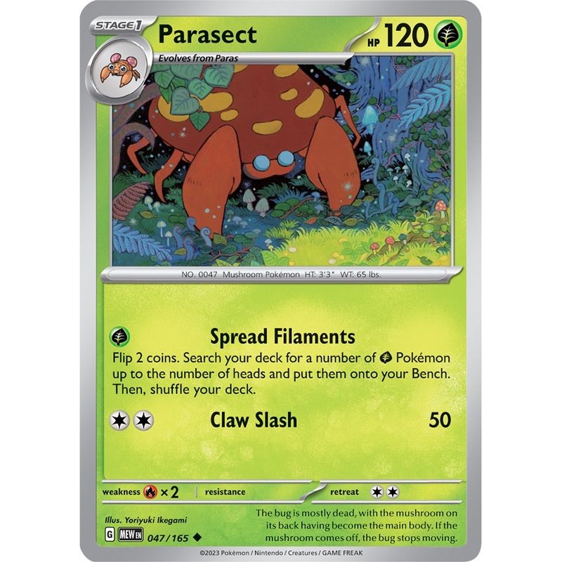 Parasect (047/165) [Scarlet & Violet 151]