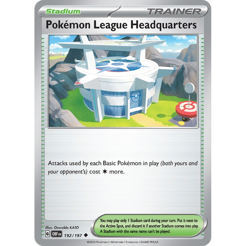 Pokemon League Headquarters (192/197) [Scarlet & Violet: Obsidian Flames]