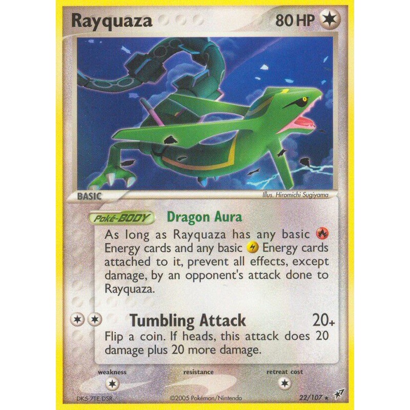 Rayquaza (22/107) (Theme Deck Exclusive) [EX: Deoxys]
