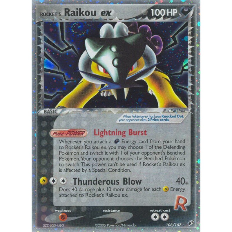 Rocket's Raikou ex (108/107) [EX: Deoxys]