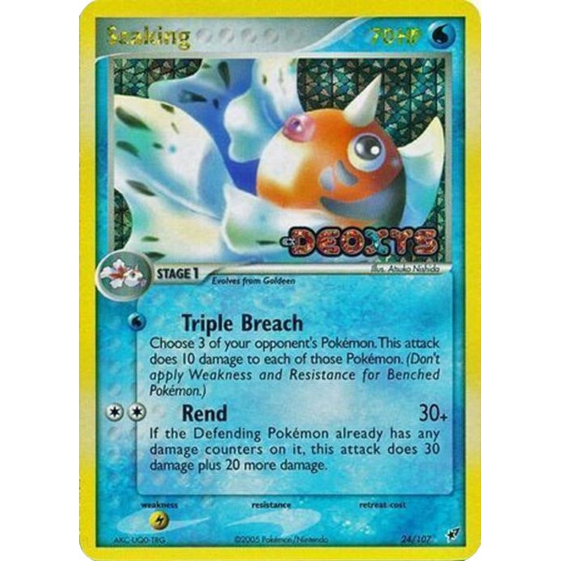 Seaking (24/107) (Stamped) [EX: Deoxys]