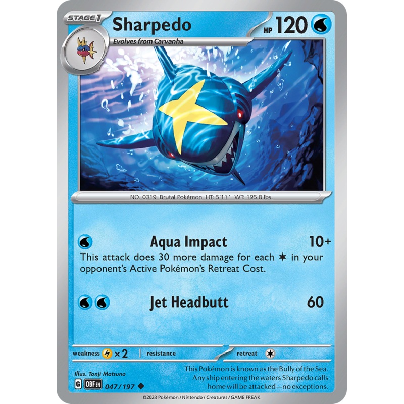 Sharpedo (047/197) [Scarlet & Violet: Obsidian Flames]
