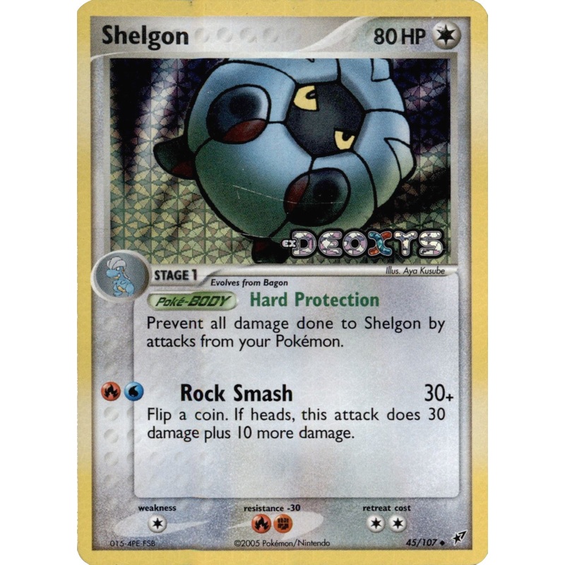 Shelgon (45/107) (Stamped) [EX: Deoxys]