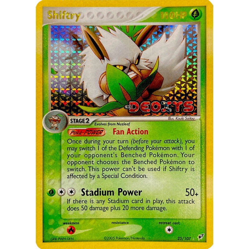 Shiftry (25/107) (Stamped) [EX: Deoxys]