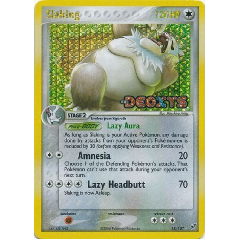 Slaking (15/107) (Stamped) [EX: Deoxys]