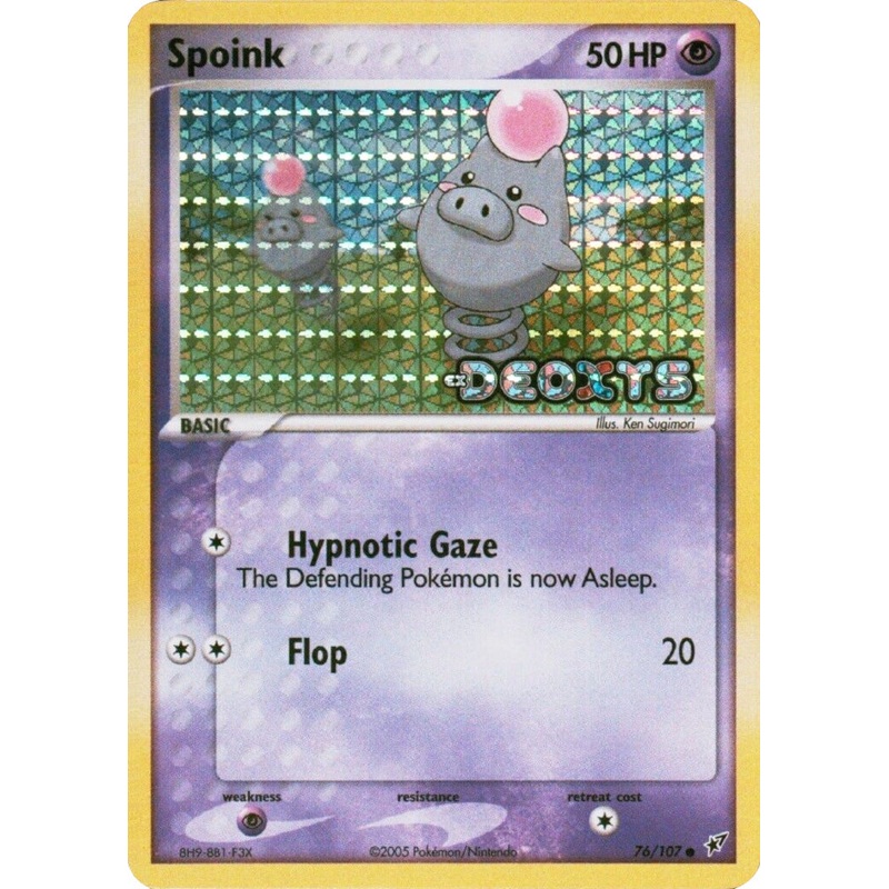 Spoink (76/107) (Stamped) [EX: Deoxys]