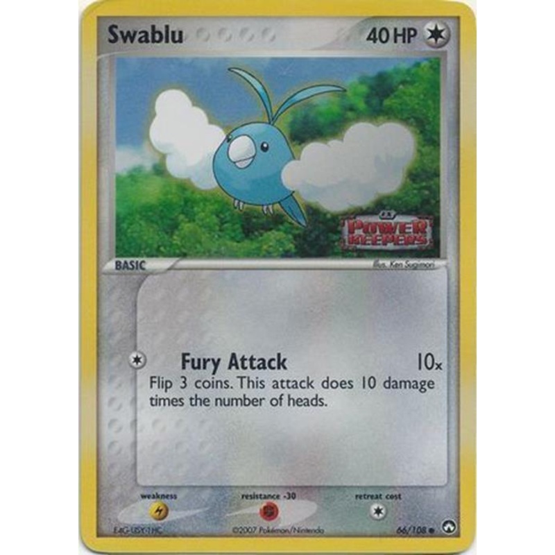 Swablu (66/108) (Stamped) [EX: Power Keepers]