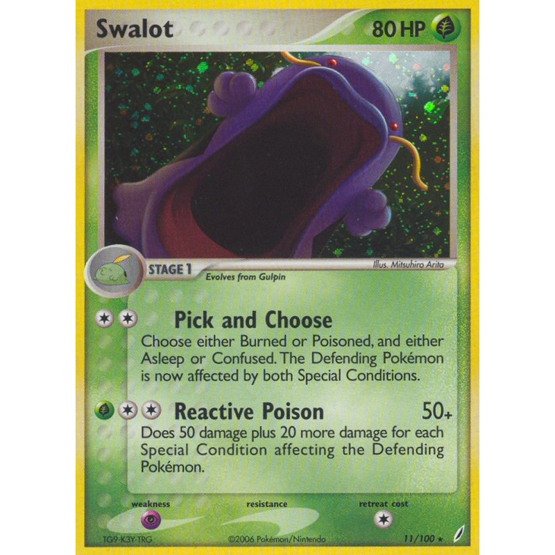 Swalot (11/100) [EX: Crystal Guardians]