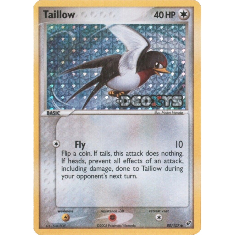 Taillow (80/107) (Stamped) [EX: Deoxys]