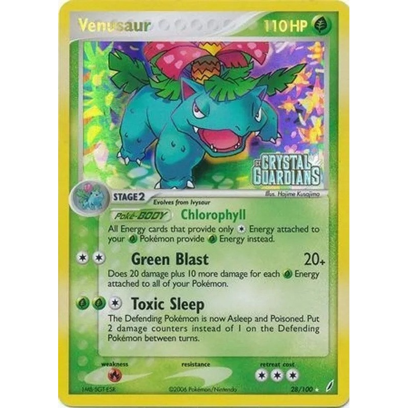 Venusaur (028/100) (Prerelease) [EX: Crystal Guardians]