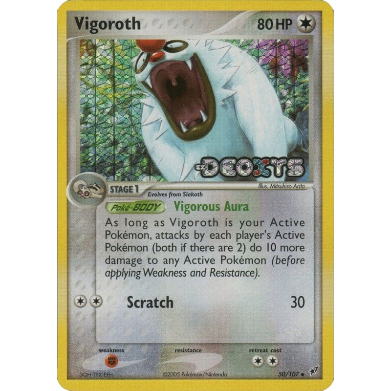 Vigoroth (50/107) (Stamped) [EX: Deoxys]