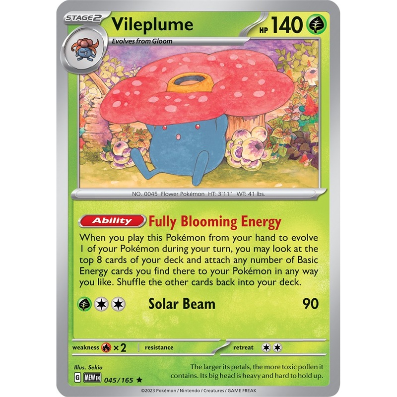 Vileplume (045/165) [Scarlet & Violet 151]
