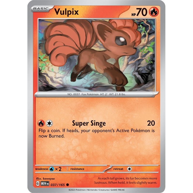 Vulpix (037/165) [Scarlet & Violet 151]