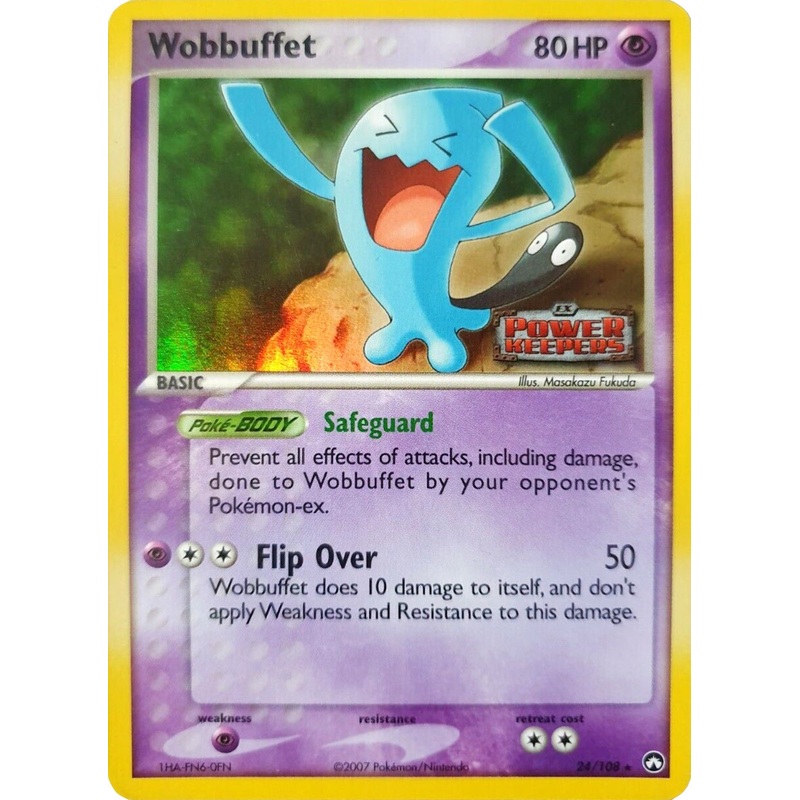 Wobbuffet (24/108) (Stamped) [EX: Power Keepers]