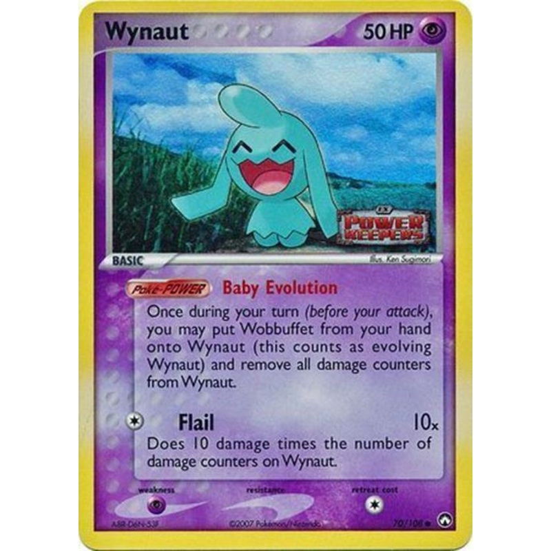 Wynaut (70/108) (Stamped) [EX: Power Keepers]