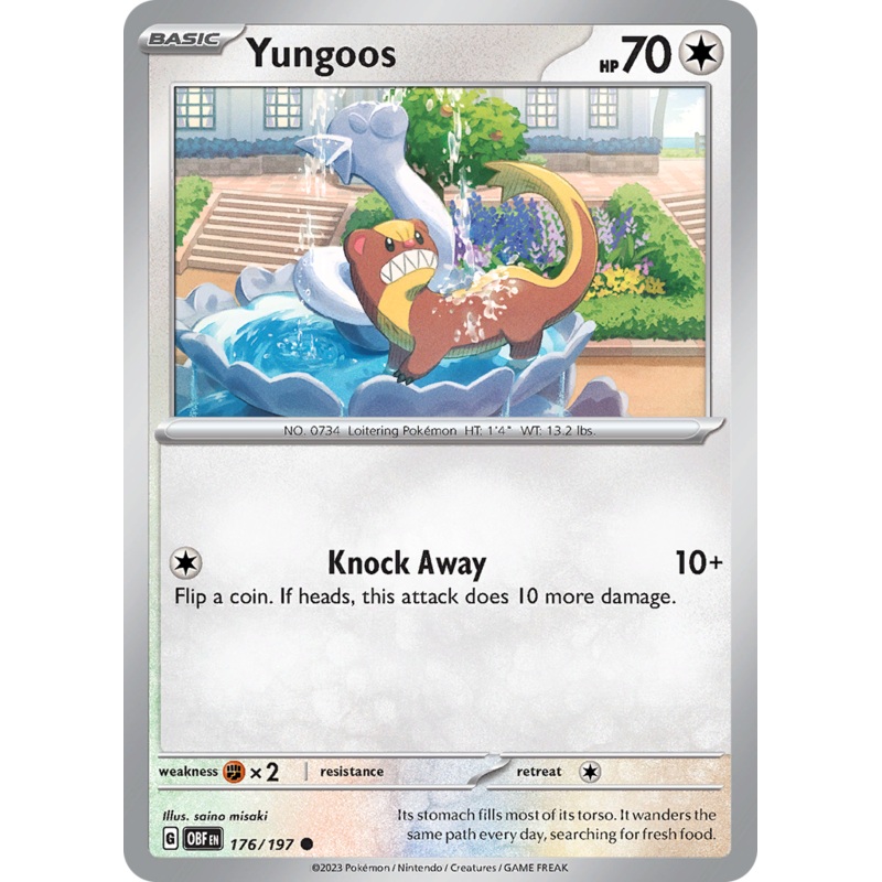 Yungoos (176/197) [Scarlet & Violet: Obsidian Flames]