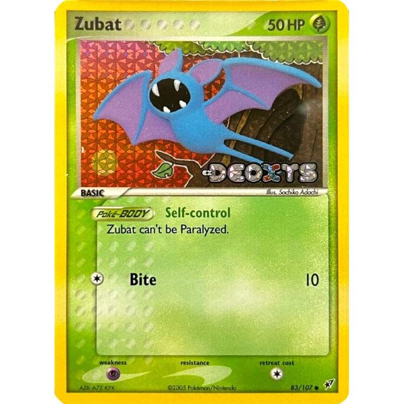 Zubat (83/107) (Stamped) [EX: Deoxys]