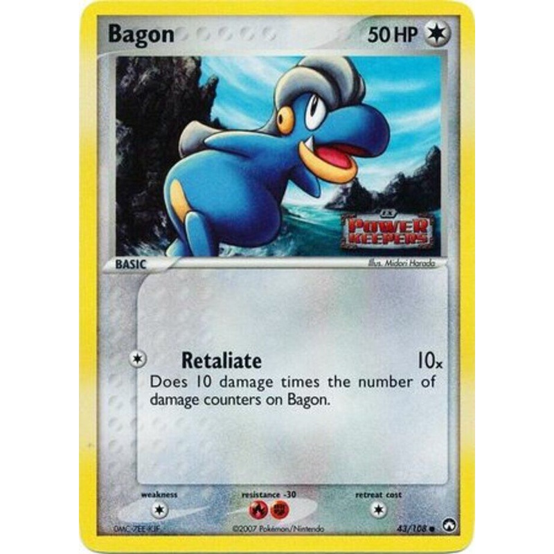 Bagon (43/108) (Stamped) [EX: Power Keepers]