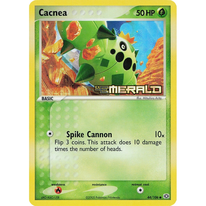 Cacnea (44/106) (Stamped) [EX: Emerald]