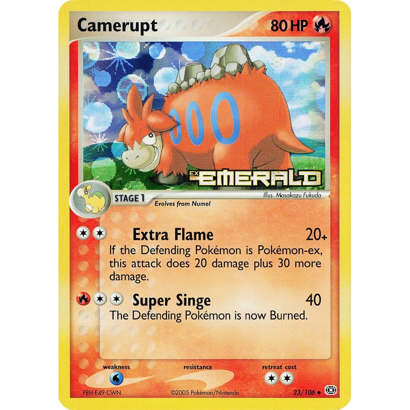 Camerupt (23/106) (Stamped) [EX: Emerald]