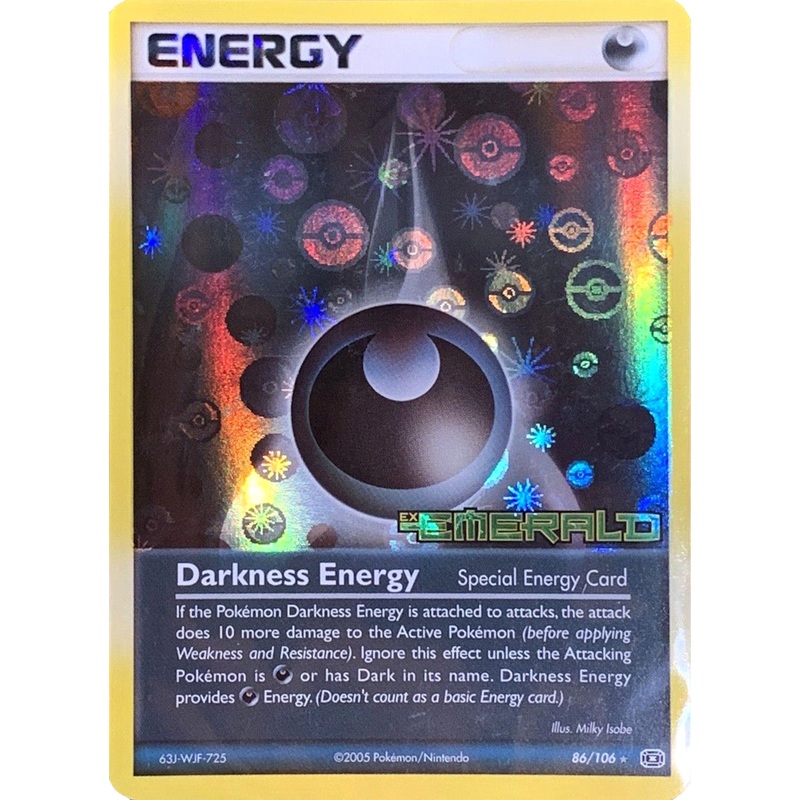Darkness Energy (86/106) (Stamped) [EX: Emerald]