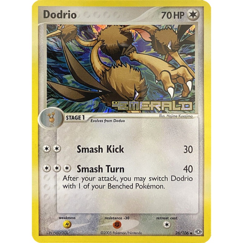 Dodrio (26/106) (Stamped) [EX: Emerald]