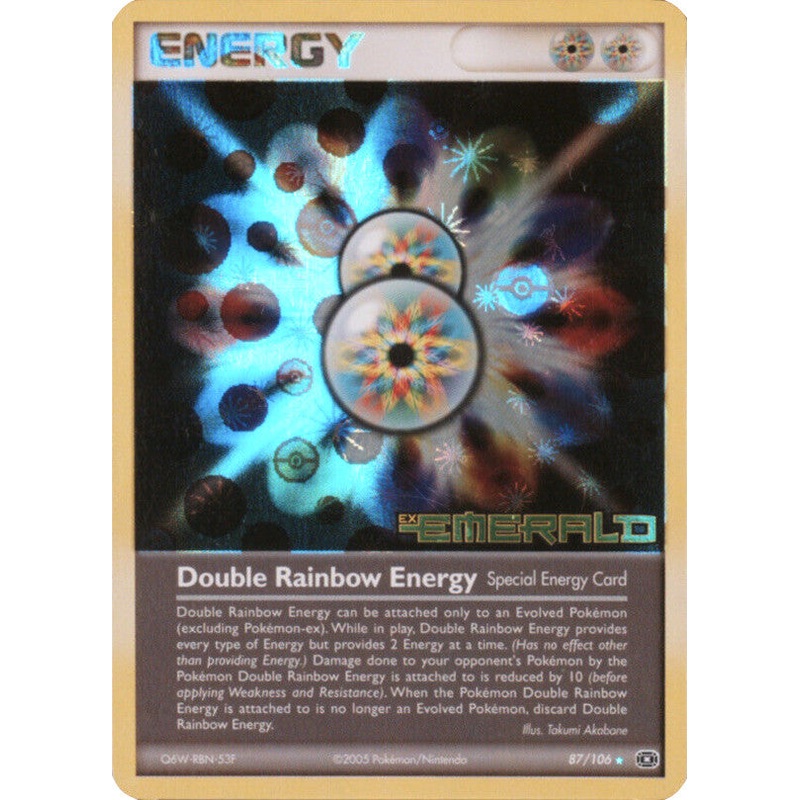 Double Rainbow Energy (87/106) (Stamped) [EX: Emerald]