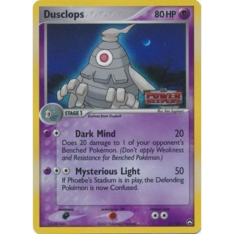 Dusclops (14/108) (Stamped) [EX: Power Keepers]