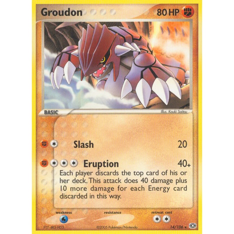 Groudon (14/106) [EX: Emerald]