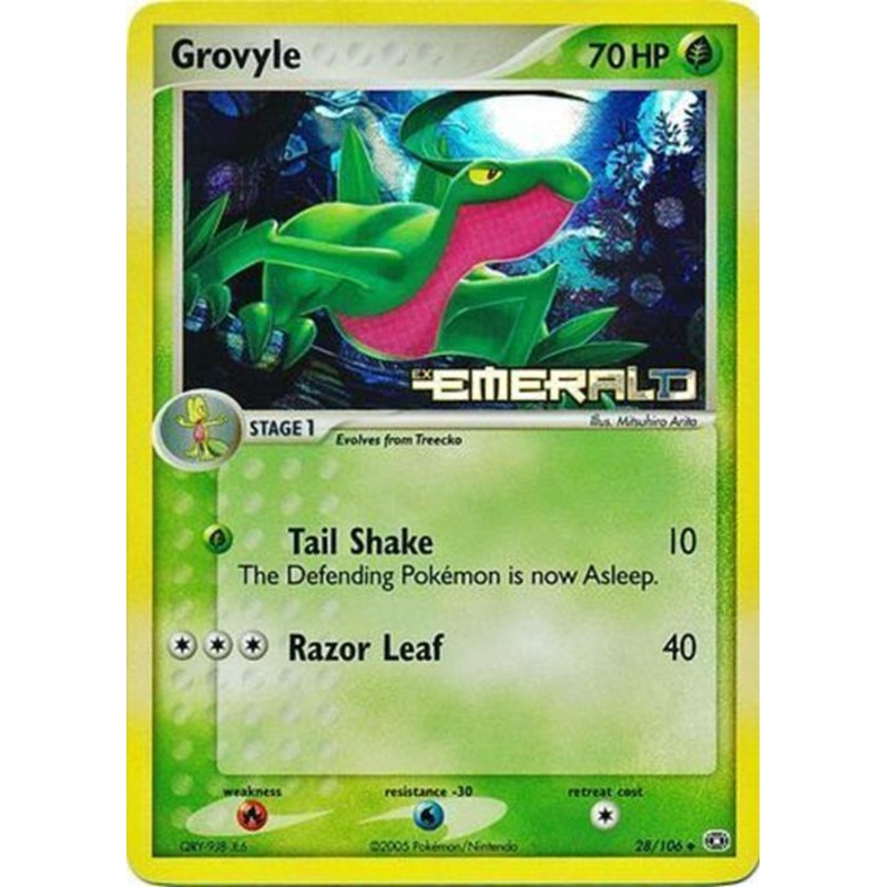Grovyle (28/106) (Stamped) [EX: Emerald]