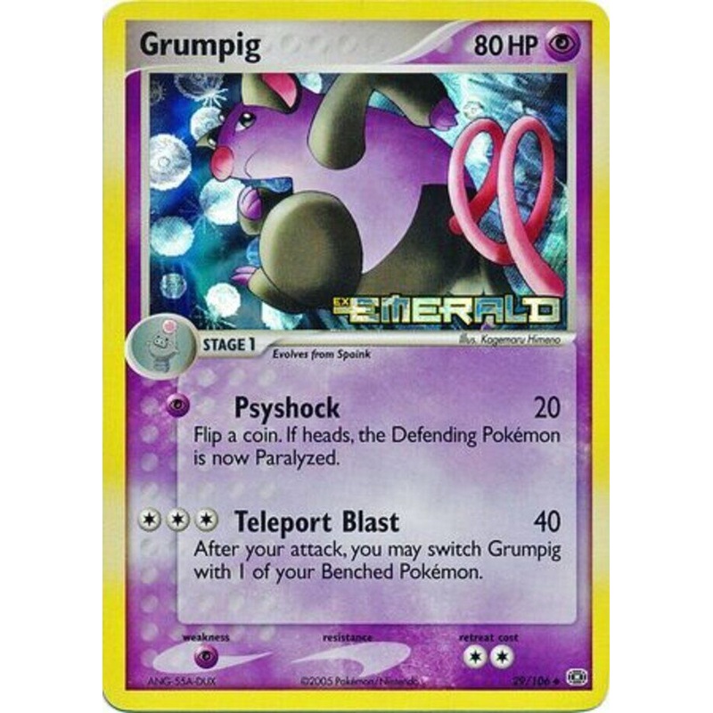 Grumpig (29/106) (Stamped) [EX: Emerald]