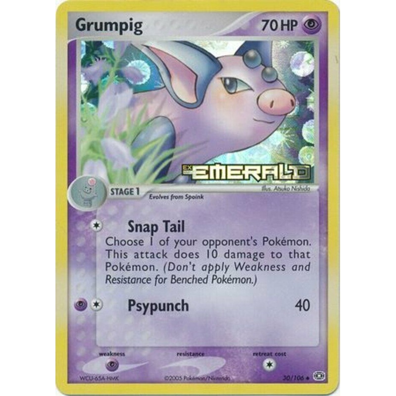 Grumpig (30/106) (Stamped) [EX: Emerald]