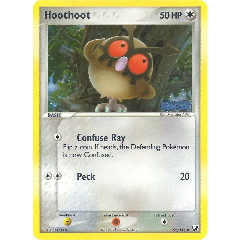 Hoothoot (59/115) (Stamped) [EX: Unseen Forces]