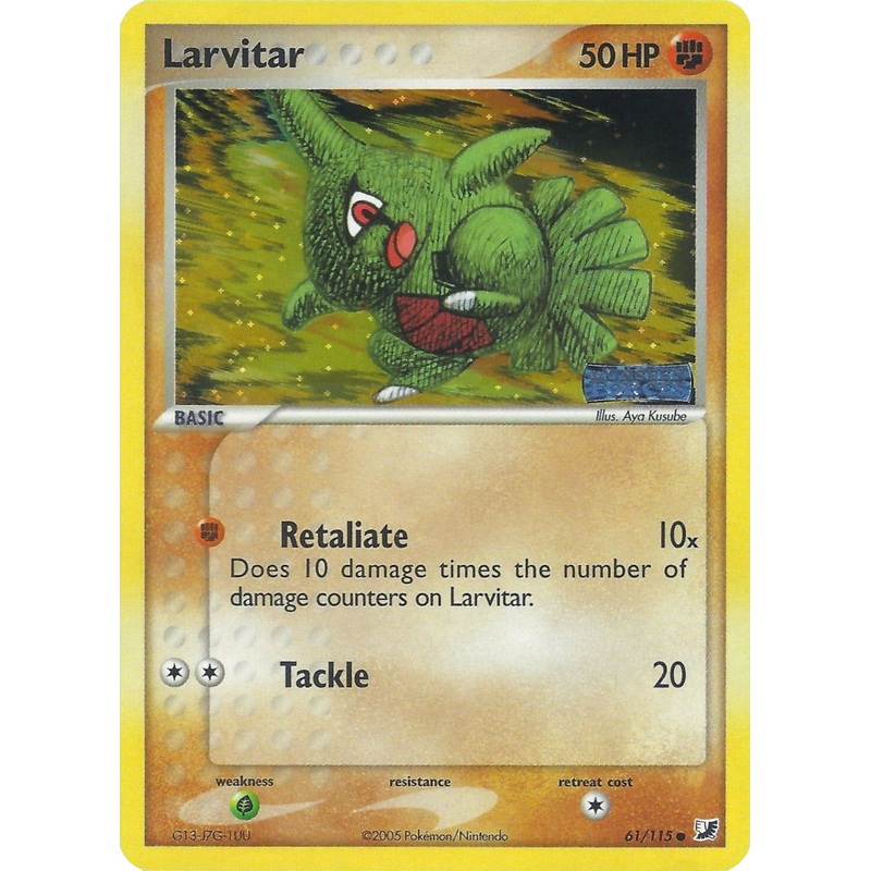 Larvitar (61/115) (Stamped) [EX: Unseen Forces]