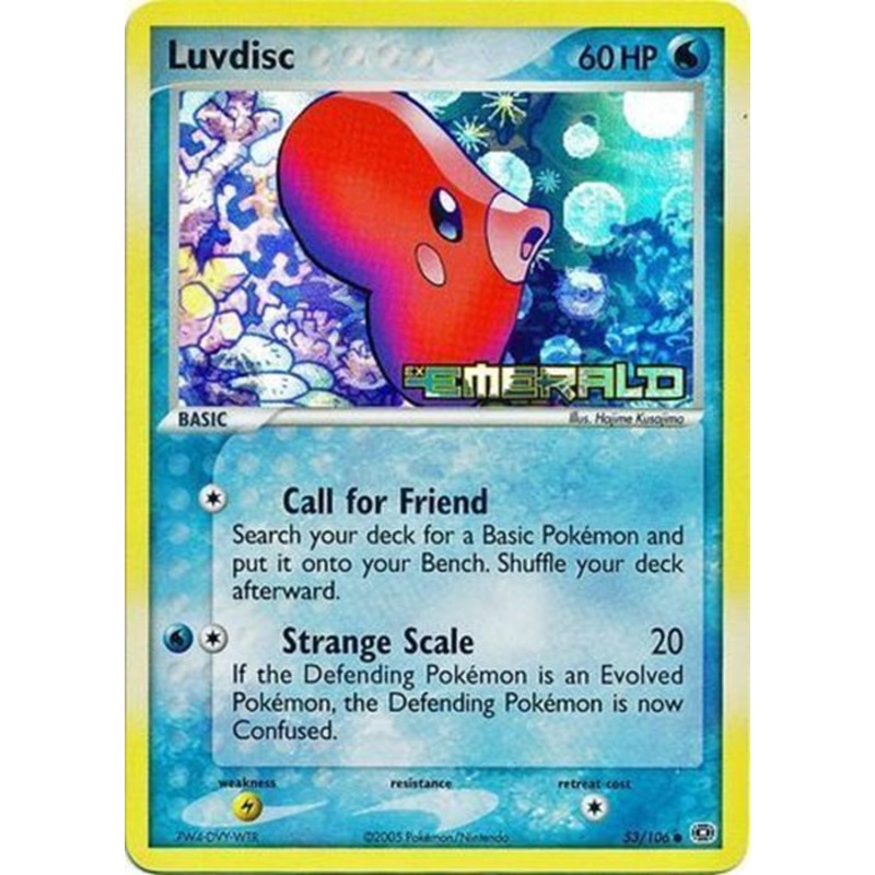 Luvdisc (53/106) (Stamped) [EX: Emerald]