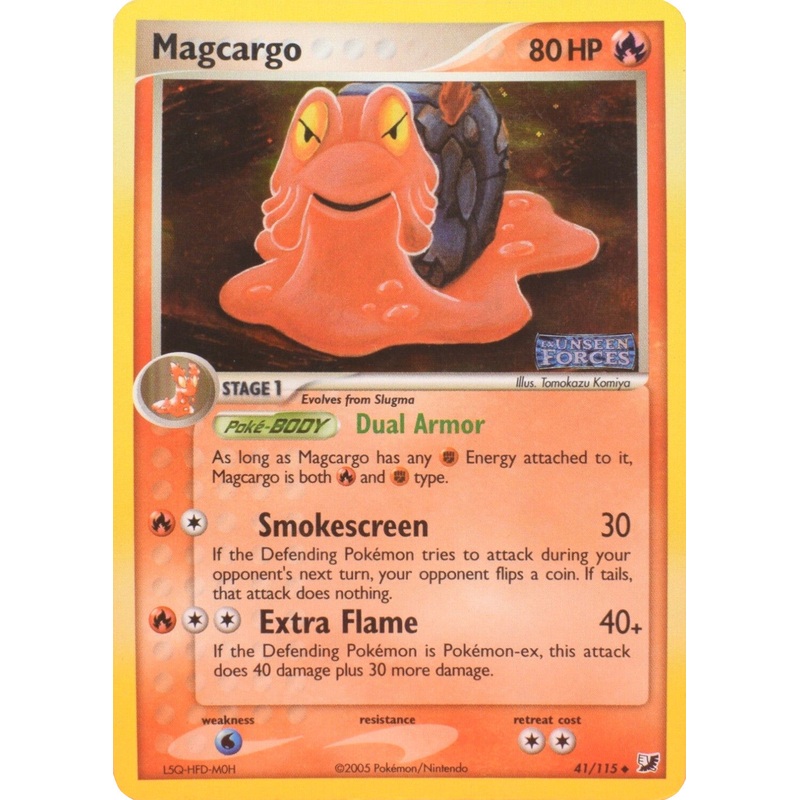 Magcargo (41/115) (Stamped) [EX: Unseen Forces]