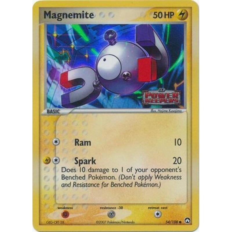 Magnemite (54/108) (Stamped) [EX: Power Keepers]