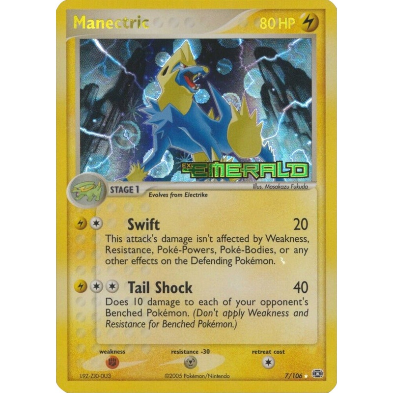 Manectric (7/106) (Stamped) [EX: Emerald]