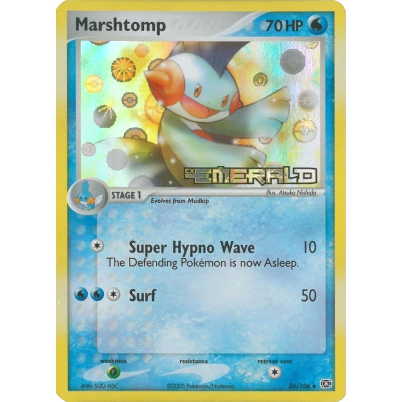 Marshtomp (36/106) (Stamped) [EX: Emerald]